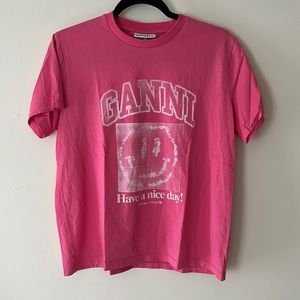 GANNI Smiley T-shirt